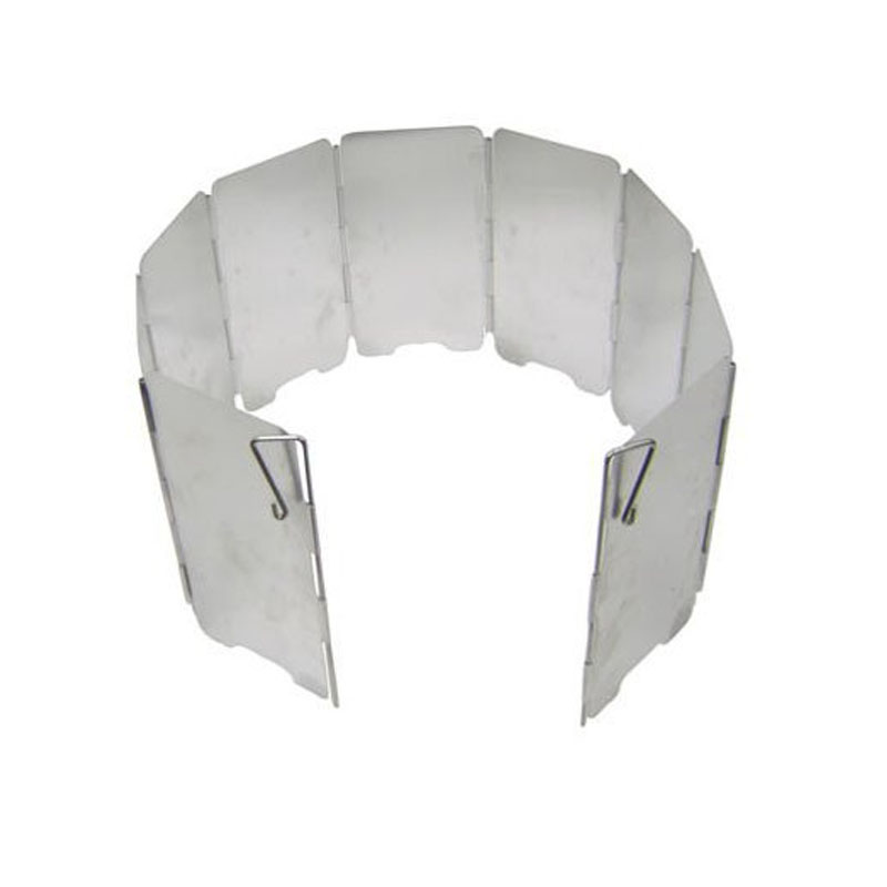 Camping Cooking Burner - 9 Plates Gas Stove Wind Shield