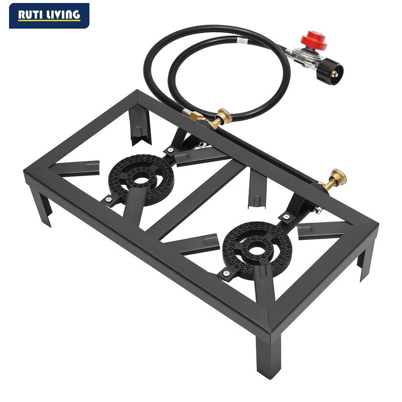 Camping Cooking Burner - Portable 1/2 Burner Outdoor Gas Stove
