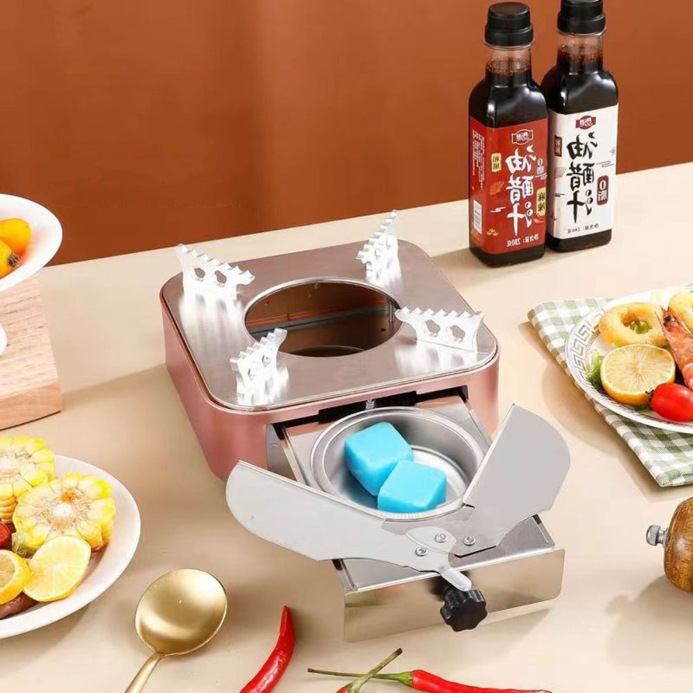 Portable Square Stainless Stee - Camping Cooking Burner ulasan dan harga