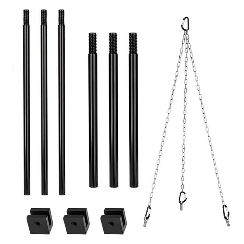 Detachable Grill Vertical Trip - Camping Cooking Tripod ulasan dan harga