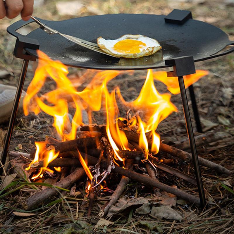 Detachable Grill Vertical Trip - Camping Cooking Tripod ulasan dan harga