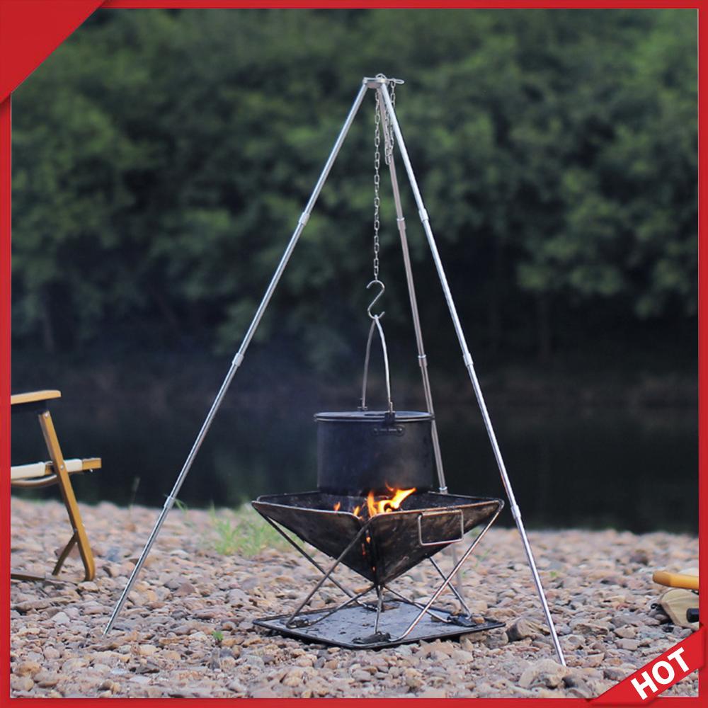 Outdoor Cooking Tripod Portabl - Camping Cooking Tripod ulasan dan harga