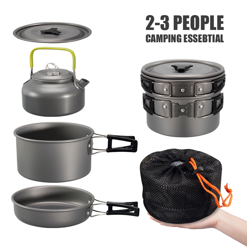 WESTTUNE Camping Cookware Kit  - Camping Cooking Equipment ulasan dan harga