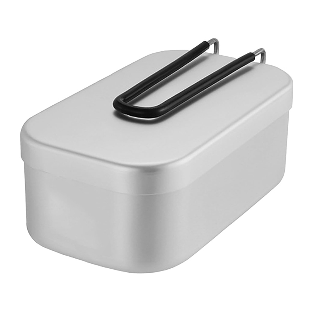 800ML Aluminum Lunch Boxes Out - Camping Cooking Food ulasan dan harga
