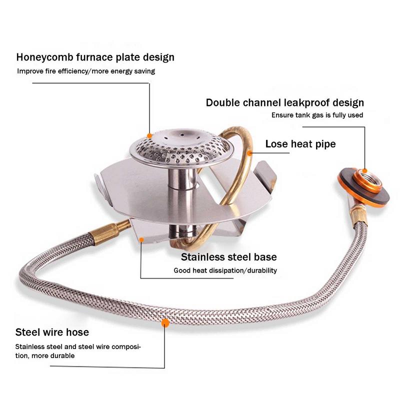 Outdoor Camping Gas Stove 3200 - Camping Cooking Burner ulasan dan harga