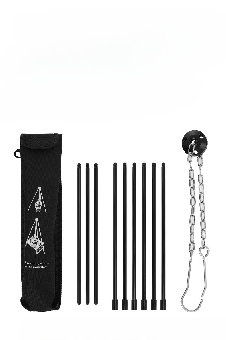 Portable Outdoor Cooking Tripo - Camping Cooking Tripod ulasan dan harga