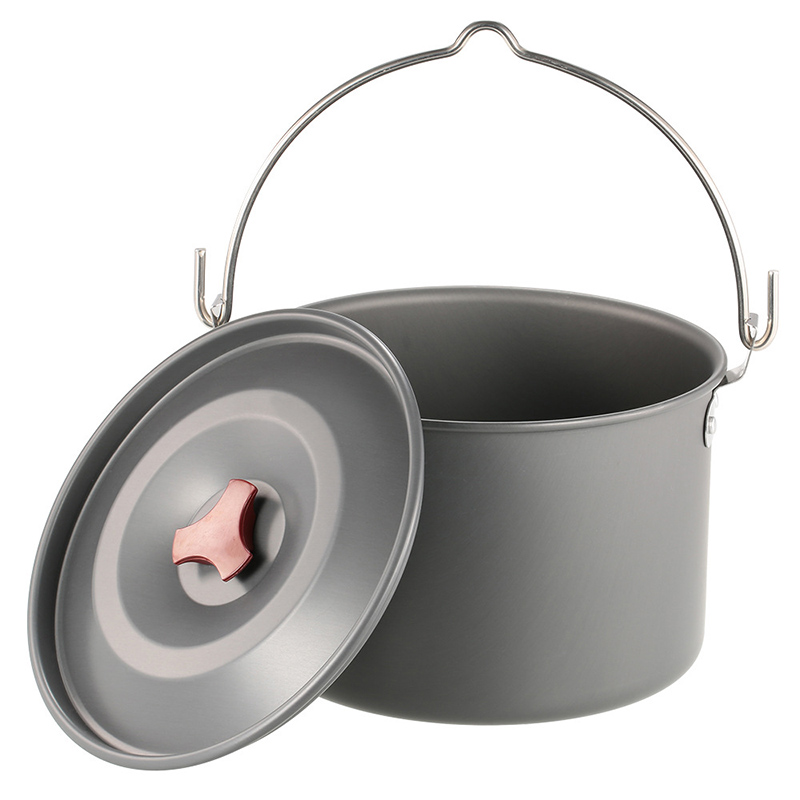 4L Camping Hanging Pots Campin - Camping Cooking Tripod ulasan dan harga