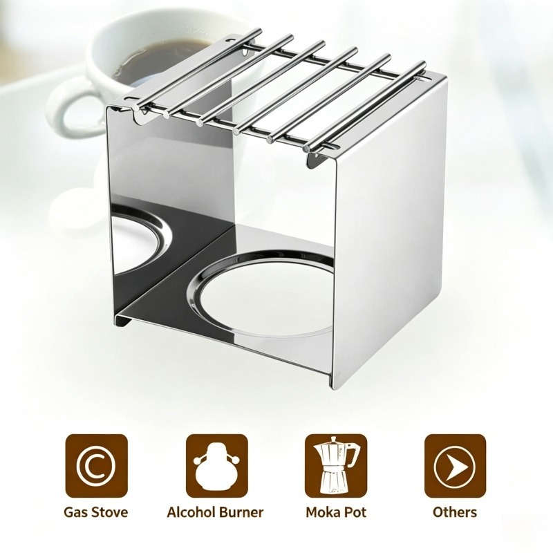 Stainless Steel Square Coffee  - Camping Cooking Equipment ulasan dan harga