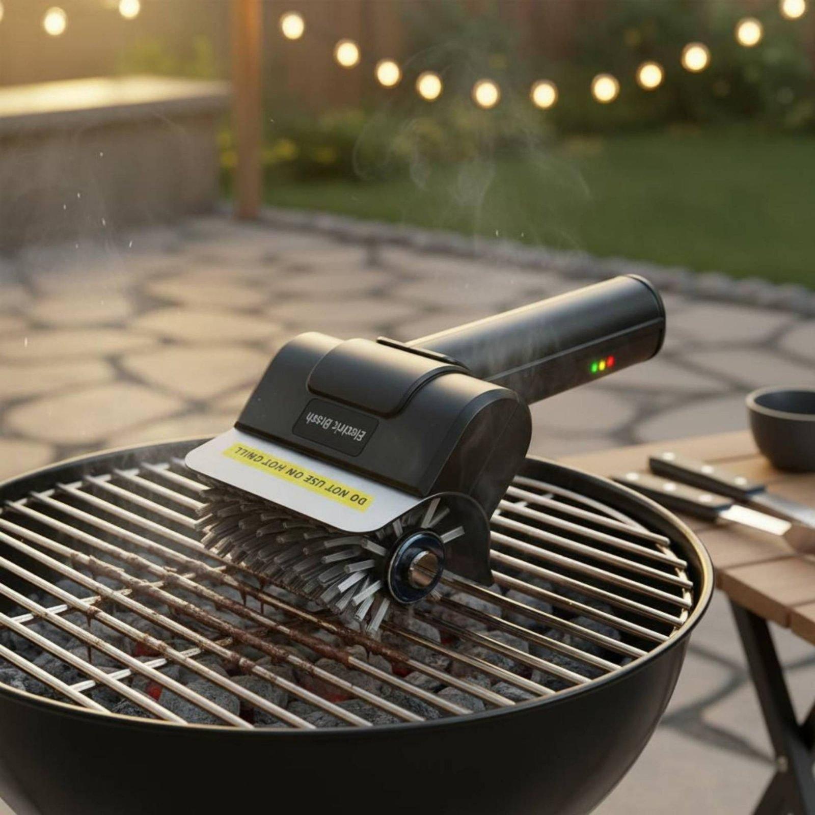 Electric Grill Brush USB-Charg - Camping Cooking Device ulasan dan harga