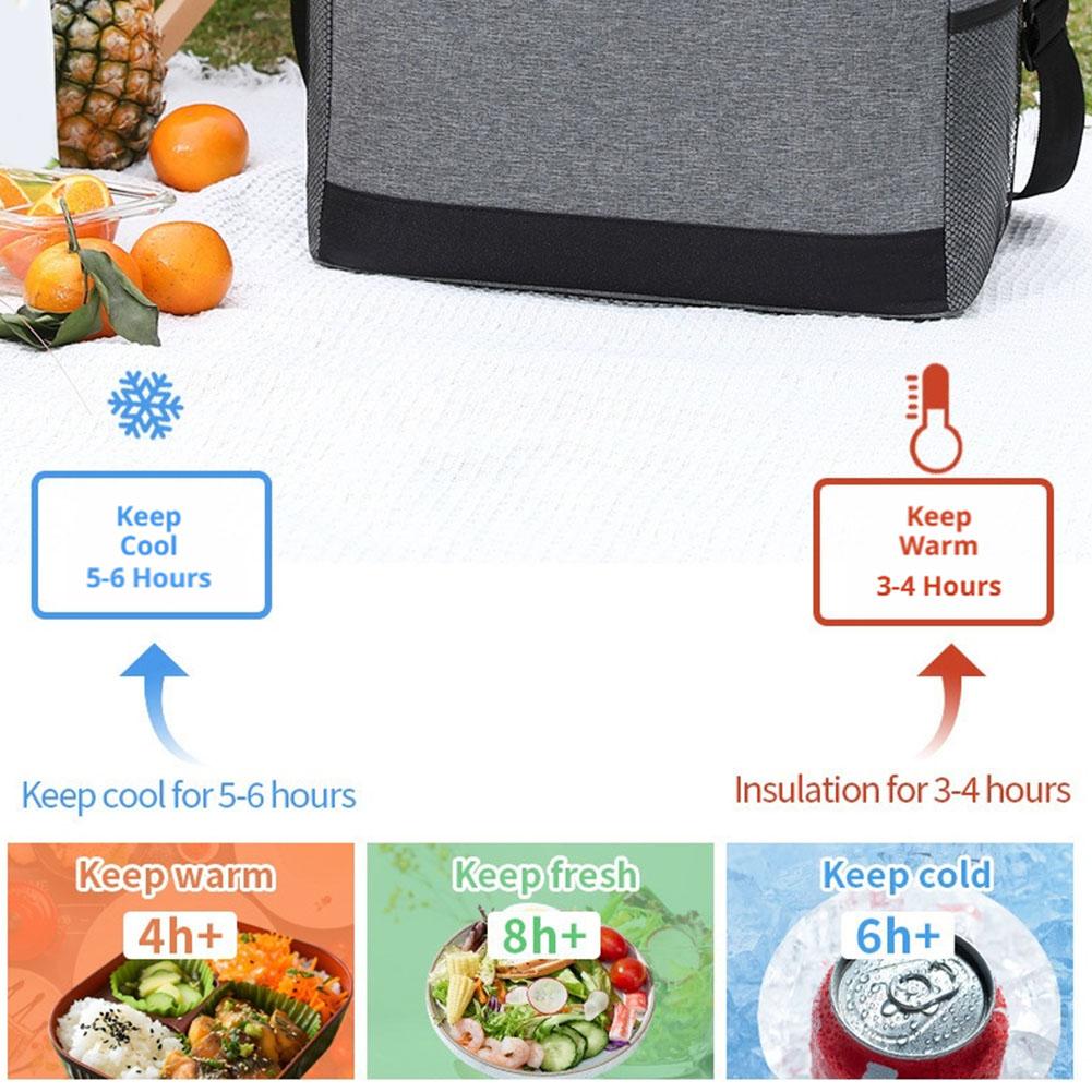 30L Insulated Cooler Bag Oxfor - Camping Cooking Food ulasan dan harga