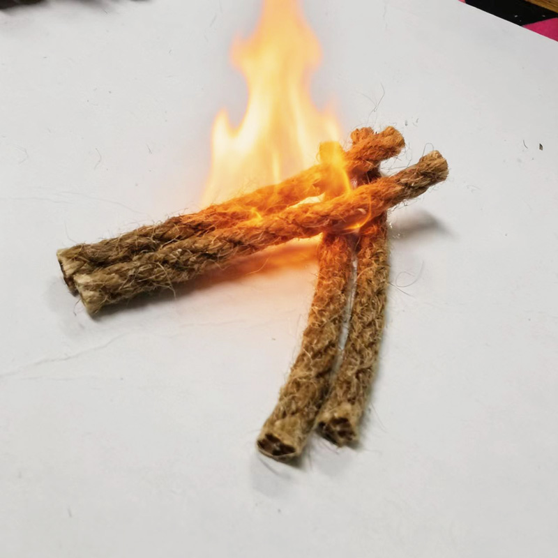 Outdoor Mini Wax Hemp Rope Por - Camping Cooking Tripod ulasan dan harga
