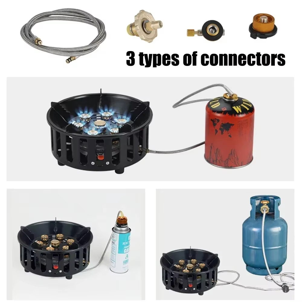 21000W 7-Core Camping Stove Hi - Camping Cooking Burner ulasan dan harga