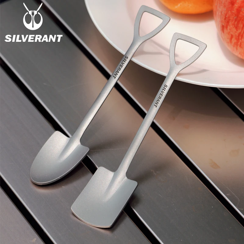 EDC Titanium Portable Shovel S - Camping Cooking Food ulasan dan harga